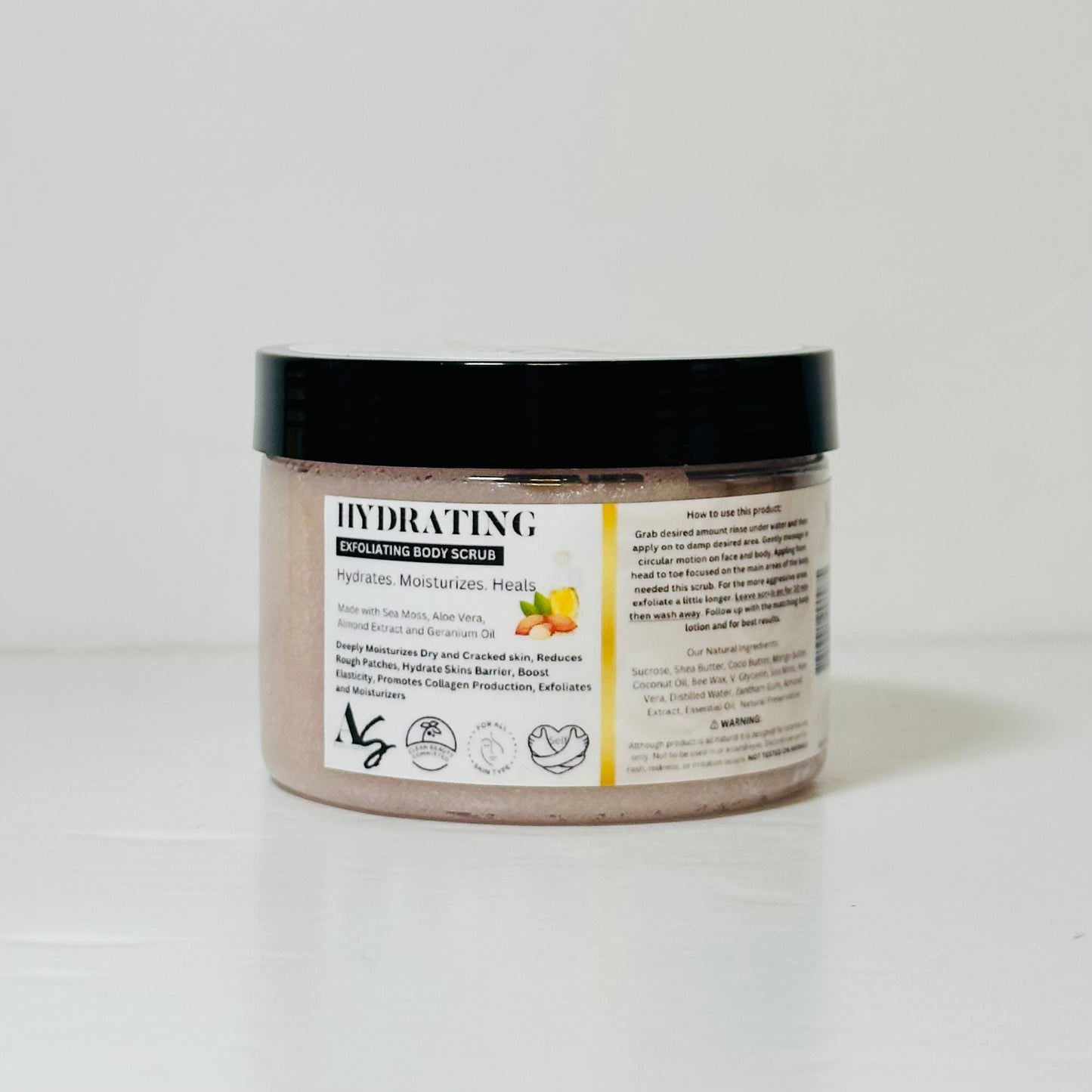 Hydrating Moisturizing Sugar Body Scrub for Dry Skin - Anything Skins