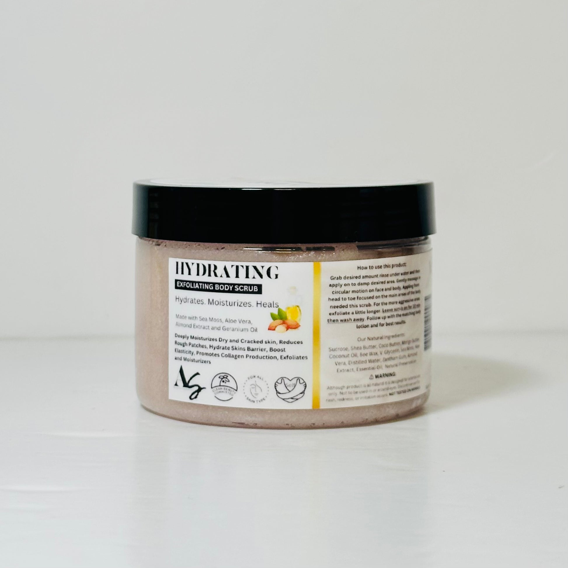 Hydrating Moisturizing Sugar Body Scrub for Dry Skin - Anything Skins