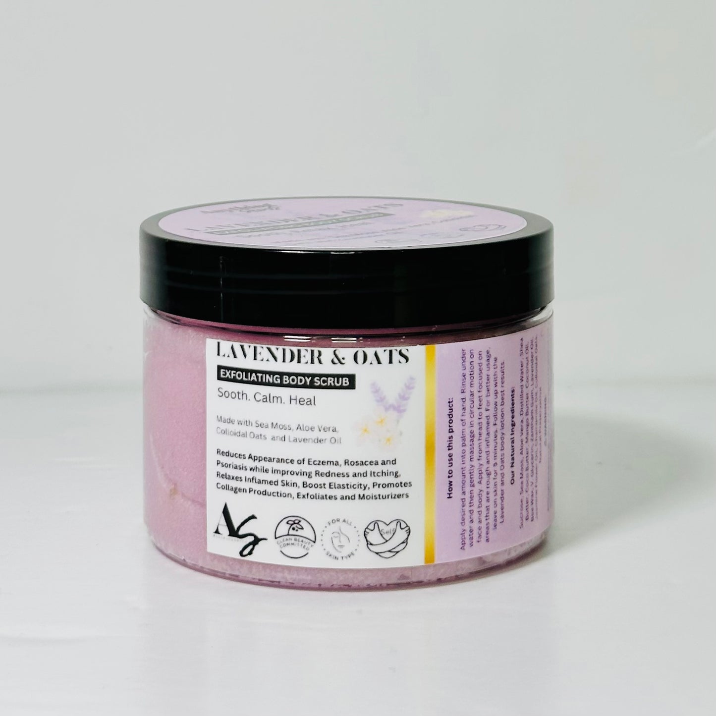 Calming Moisturizing Sugar Body Scrub for Eczema and Psoriasis - Anything Skins