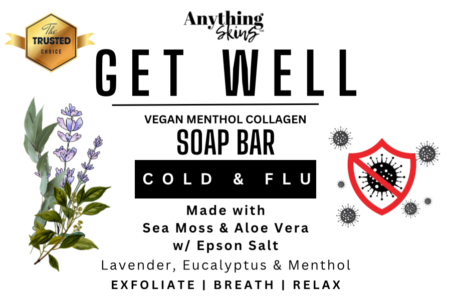 Get Well Soap Bar Cold & Flu Relief - Anything Skins