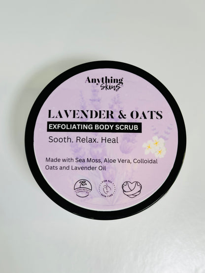 Lavender & Oats Moisturizing Body Lotion | For Eczema and Psoriasis - Anything Skins